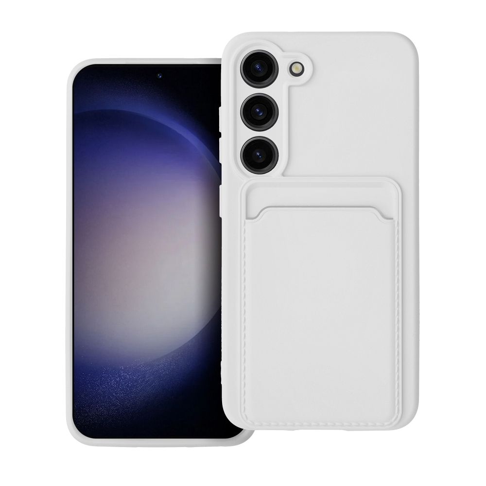 Puzdro CARD case pre SAMSUNG S23 Plus biele