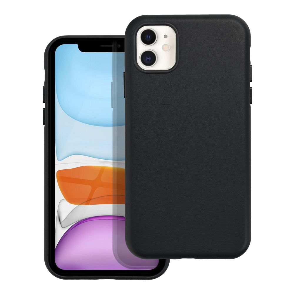 Kožený obal MAG COVER case pre IPHONE 11 čierny