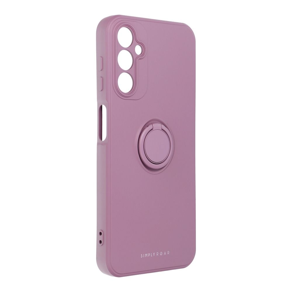 Puzdro ROAR case AMBER for SAMSUNG A14 5G fialové