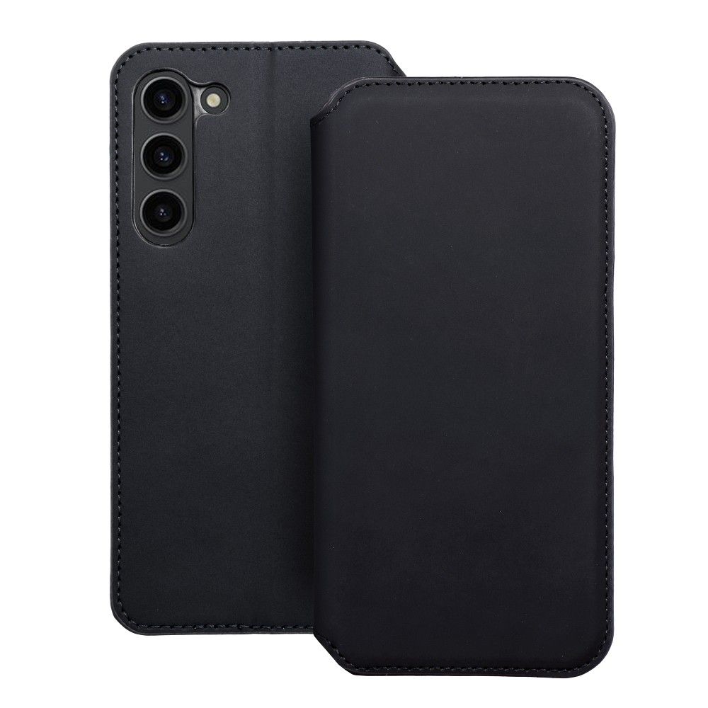 Obal DUAL POCKET Book case pre SAMSUNG S23 Plus čierny