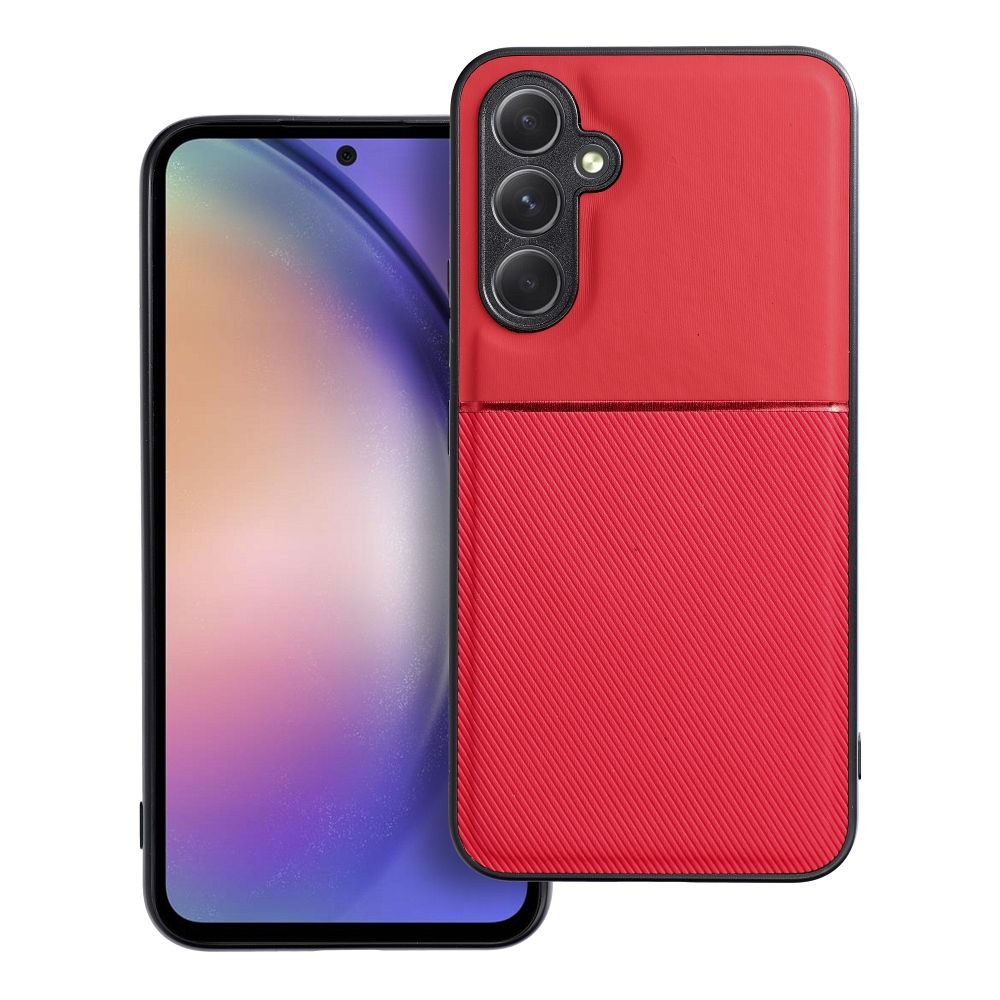 Štýlový kryt Forcell Noble pre SAMSUNG A54 5G červený