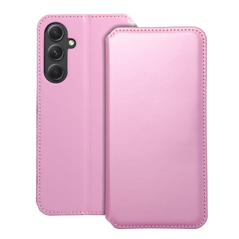 Obal DUAL POCKET Book case pre SAMSUNG A54 5G ružový