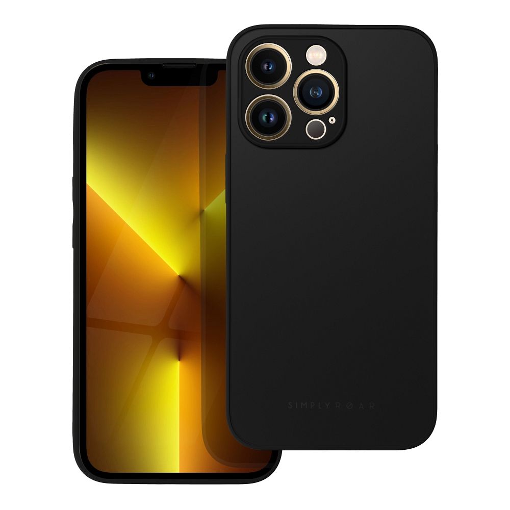 Elegantný kryt Roar Matte Glass pre iPhone XR čierny