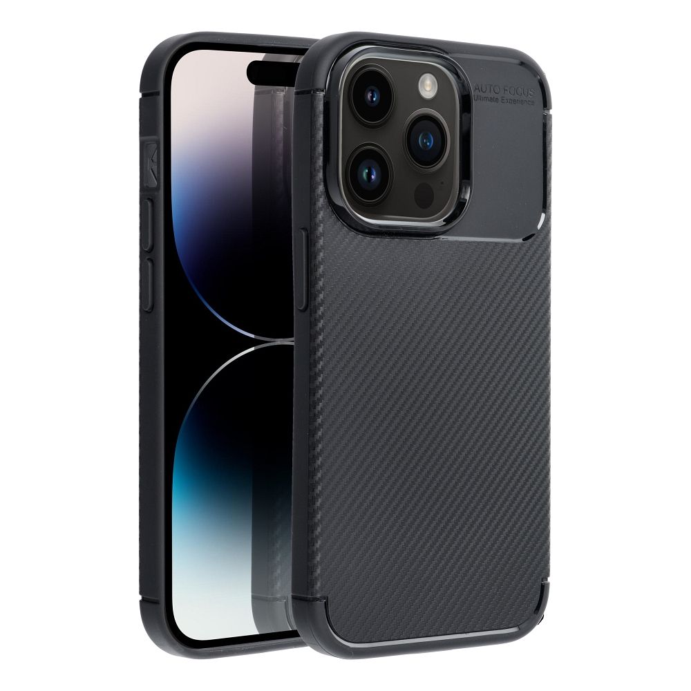 Kryt Case CARBON PREMIUM for IPHONE 14 Pro čierny
