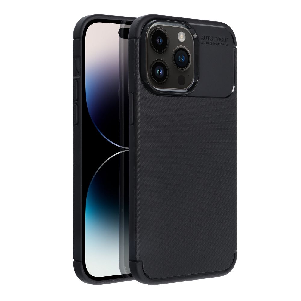 Kryt Case CARBON PREMIUM for IPHONE 14 Pro Max čierny
