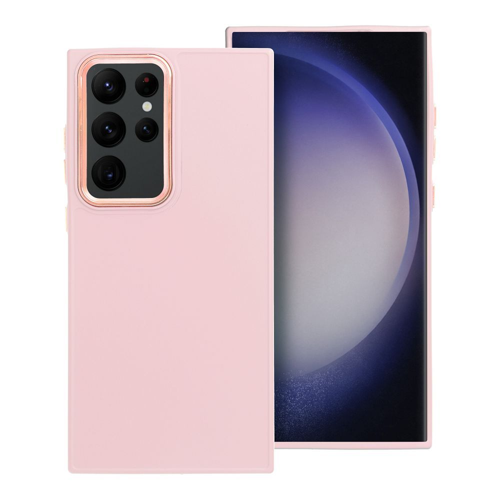 Štýlový kryt FRAME Case pre SAMSUNG S23 Ultra ružový