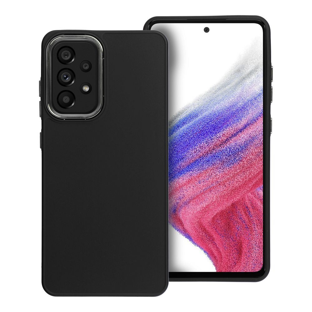 Štýlový kryt FRAME Case pre SAMSUNG A52 5G / A52 LTE ( 4G ) / A52s 5G čierny
