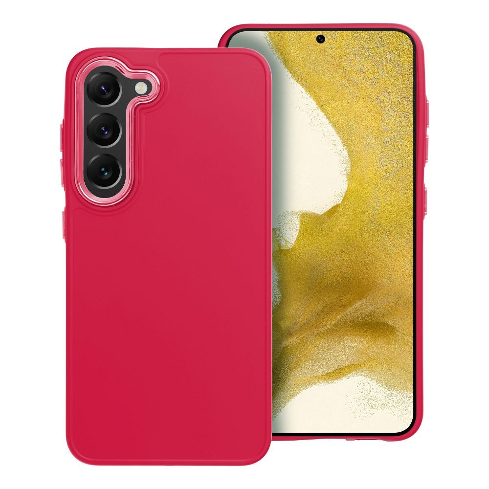 Štýlový kryt FRAME Case pre SAMSUNG S23 červený