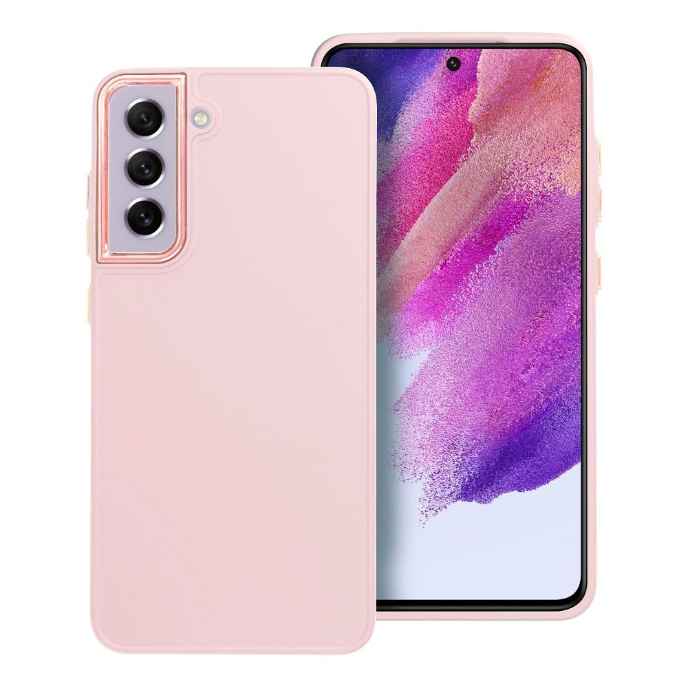 Štýlový kryt FRAME Case pre SAMSUNG S21 FE ružový