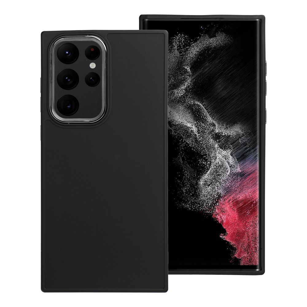 Štýlový kryt FRAME Case pre SAMSUNG S22 Ultra čierny