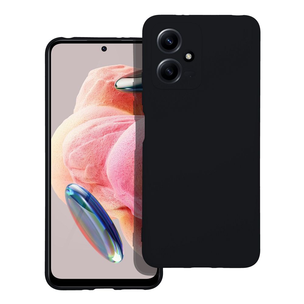 Moderný kryt SILICONE pre XIAOMI Redmi Note 12 5G čierny