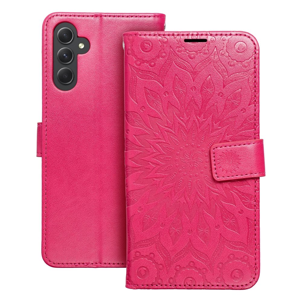 Puzdro MEZZO Book pre SAMSUNG A54 5G mandala - magenta