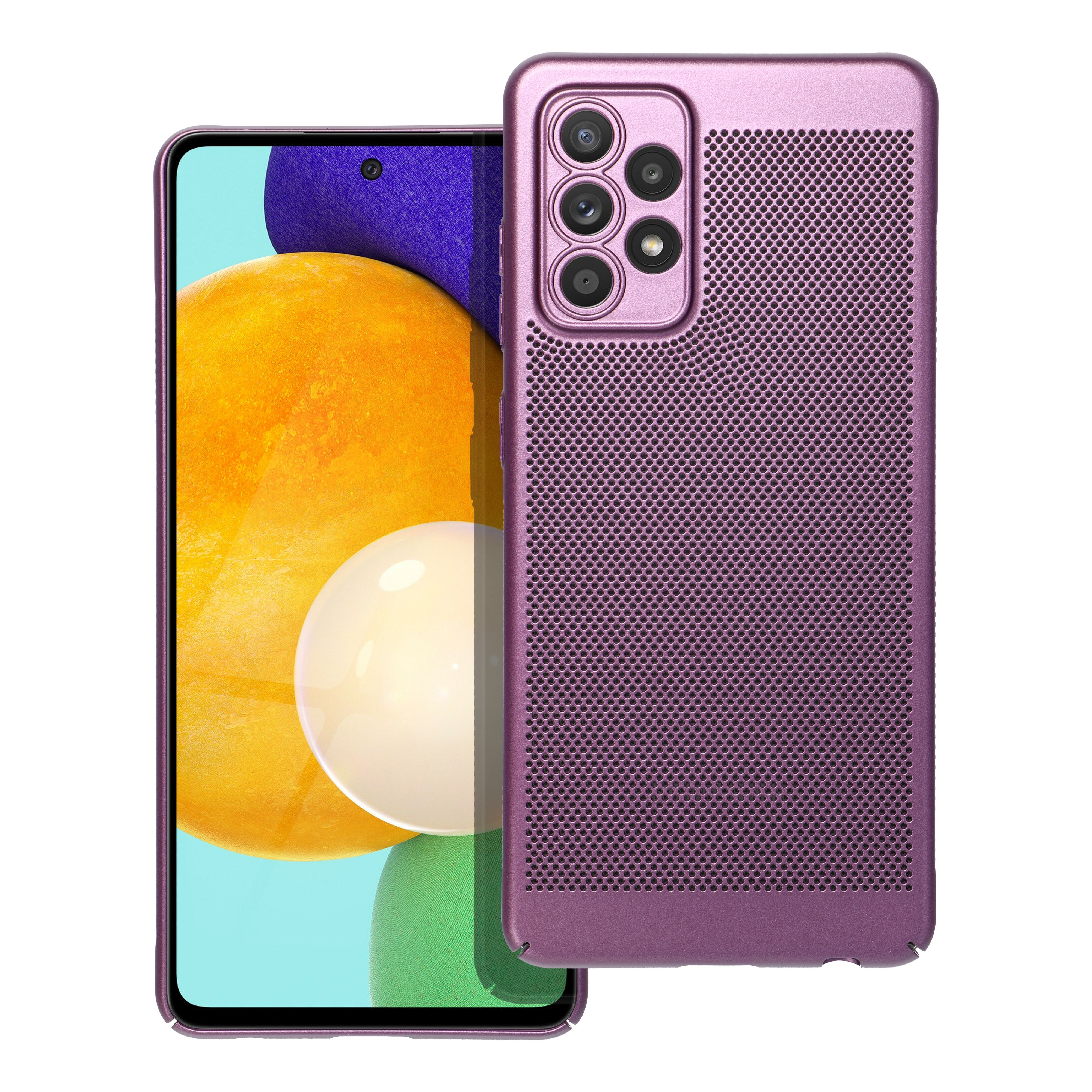 Štýlový kryt BREEZY case pre SAMSUNG A52 5G / A52 LTE 4G / A52s 5G fialový