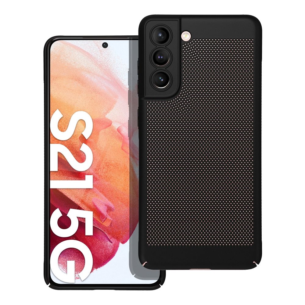 Štýlový kryt BREEZY case pre SAMSUNG S21 FE čierny