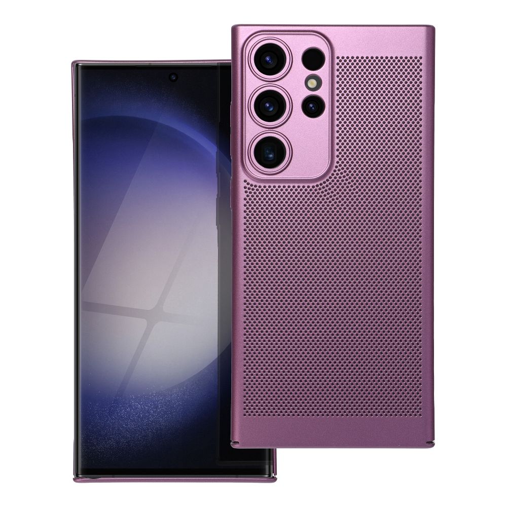 Štýlový kryt BREEZY case pre SAMSUNG S23 Ultra fialový