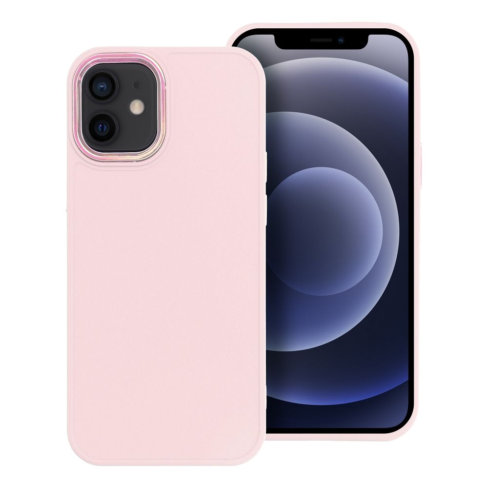 Štýlový kryt FRAME Case pre IPHONE 12 Mini ružový