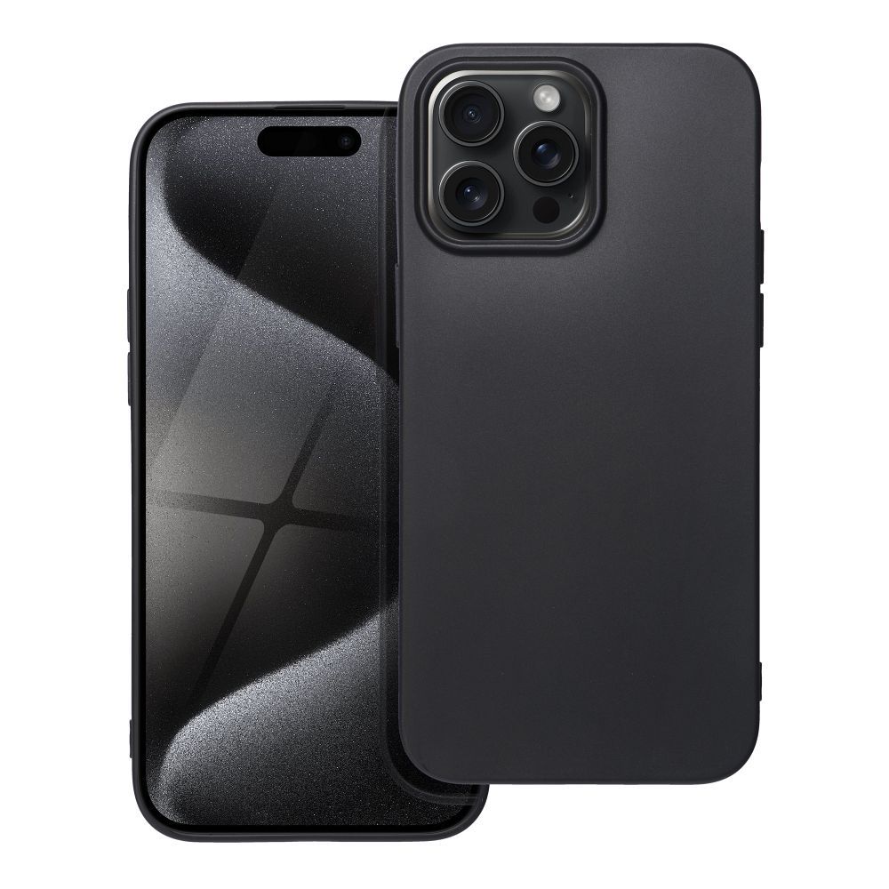 Puzdro Case for iPhone 15 PRO MAX Soft čierne