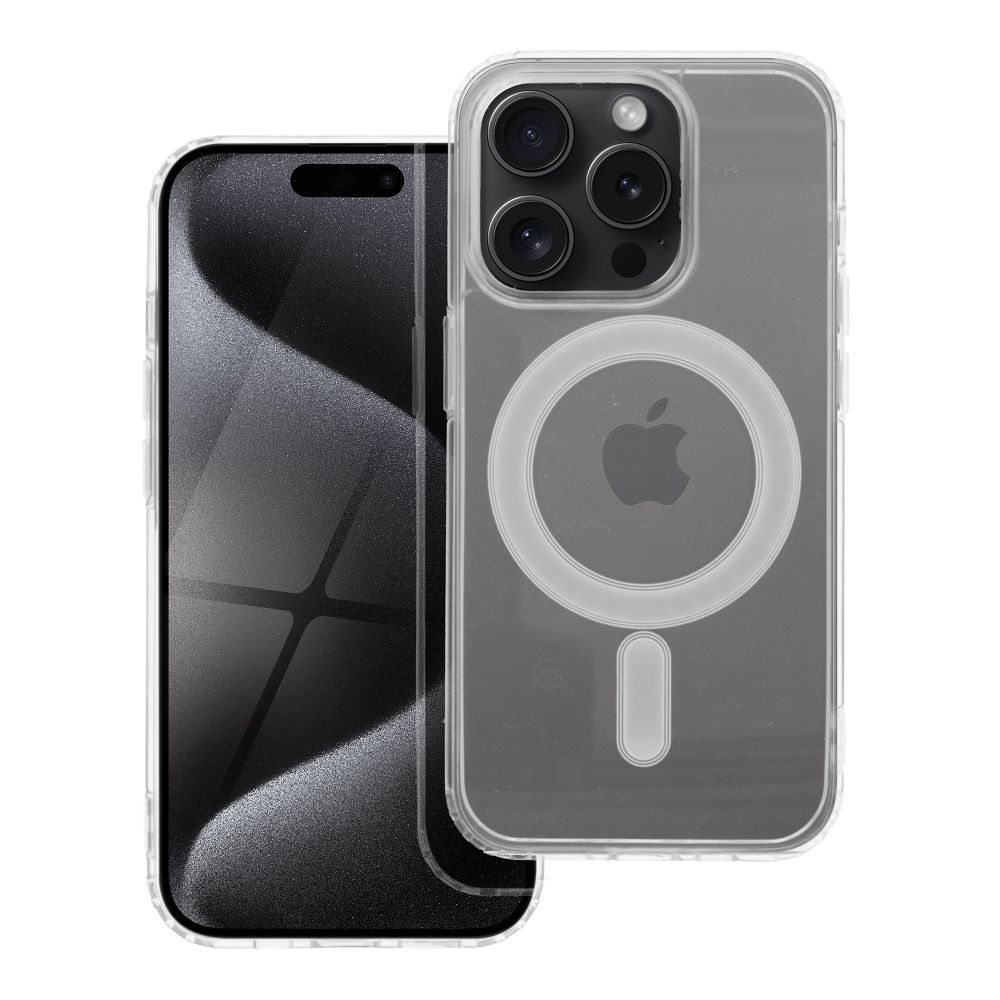 Priehľadný obal CLEAR MAG COVER pre IPHONE 15 Pro
