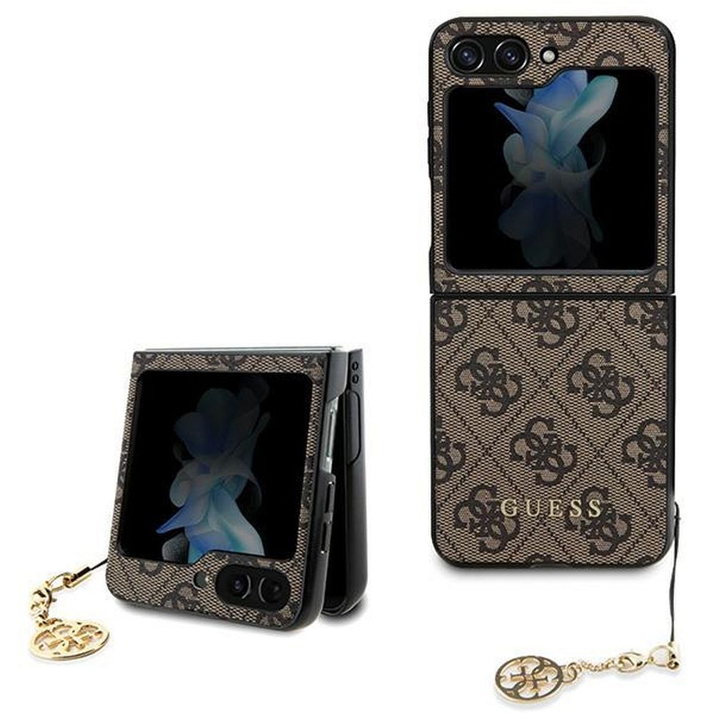 GUESS pre SAMSUNG Z Flip 5 GUHCZF5GF4GBR (4G Charm) hnedé