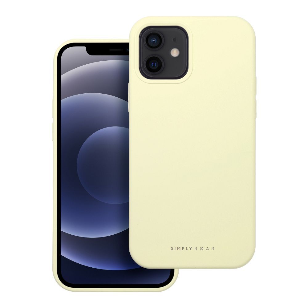 Kryt ROAR case CLOUD SKIN for IPHONE 12 žltý