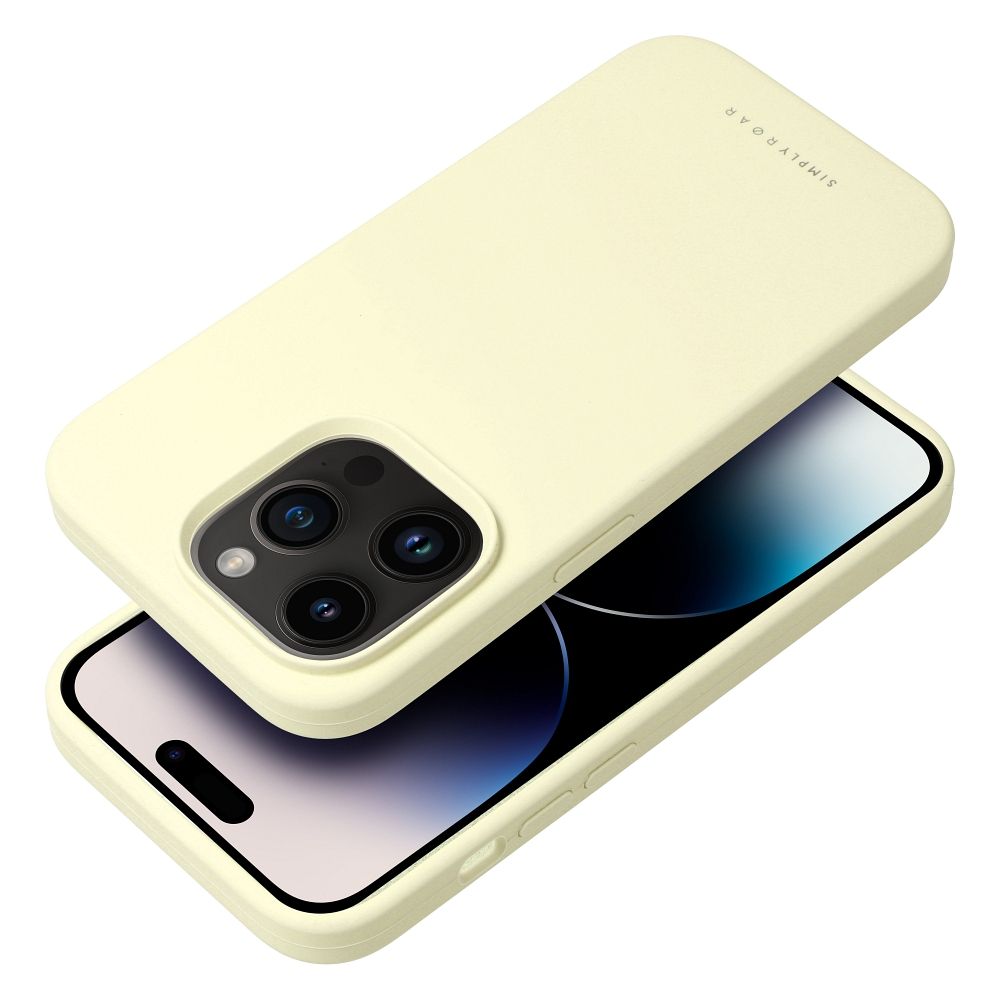 Kryt ROAR case CLOUD SKIN for IPHONE 14 Pro žltý