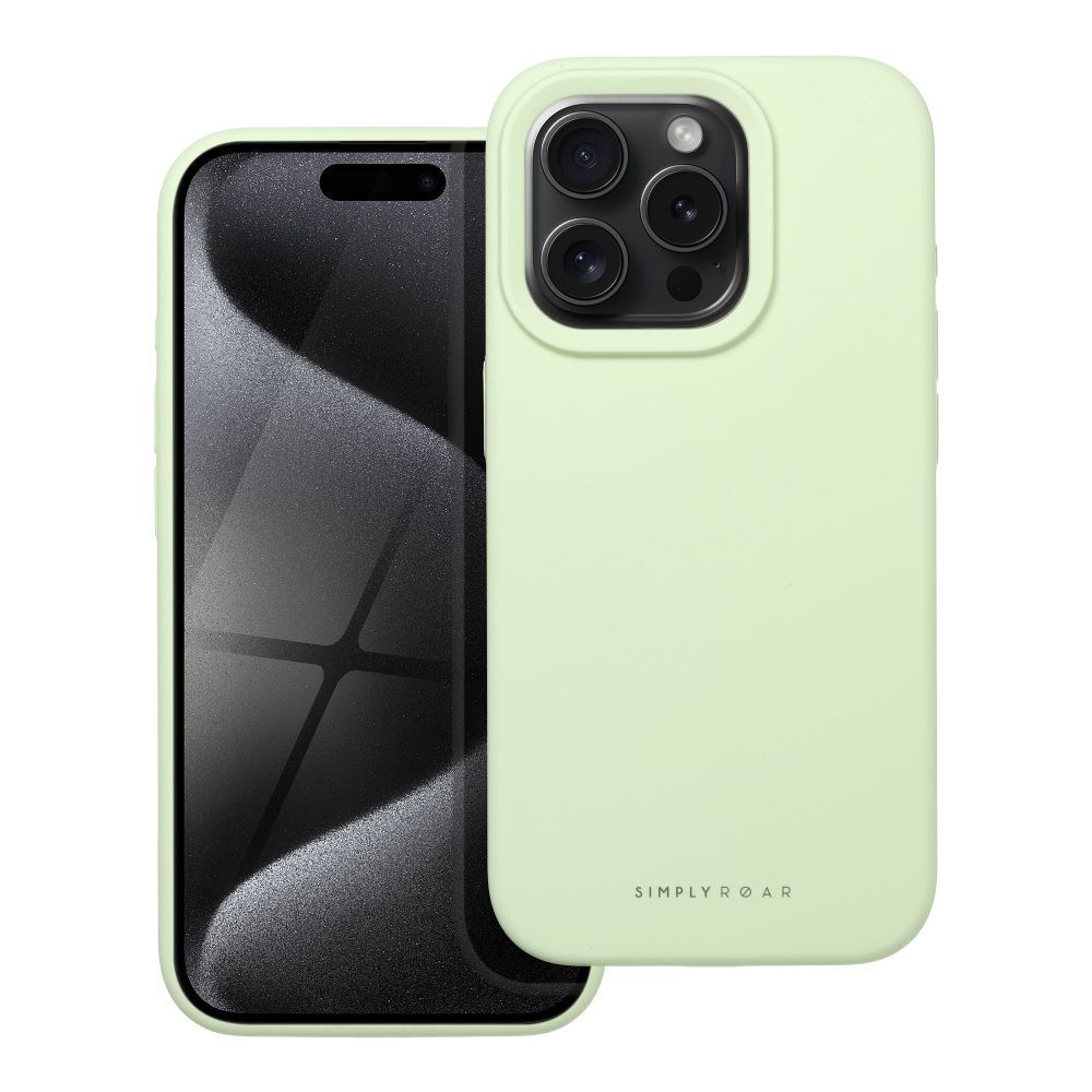 Kryt ROAR case CLOUD SKIN for IPHONE 15 Pro zelený
