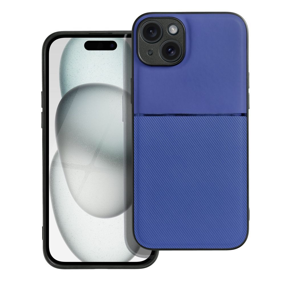 Štýlový kryt Forcell Noble pre IPHONE 15 Plus modrý