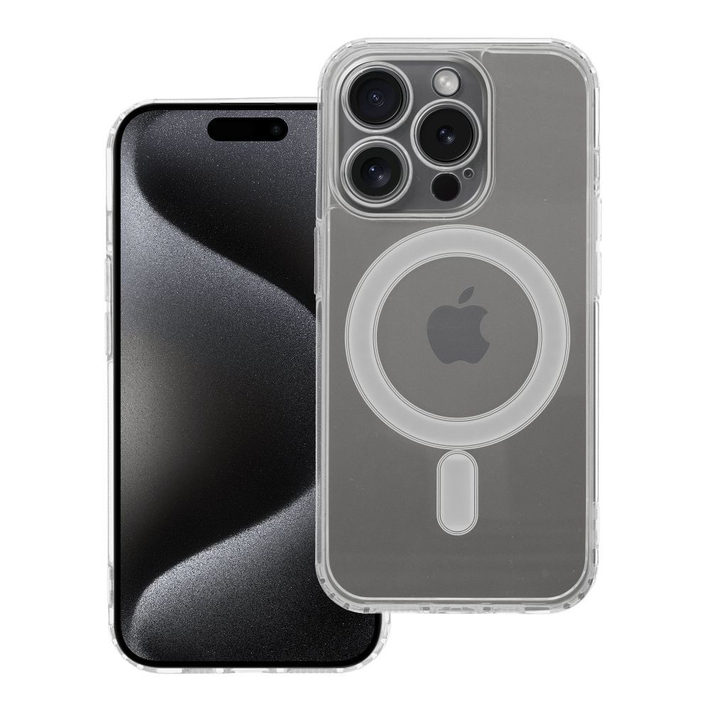 Priehľadný obal CLEAR MAG COVER pre IPHONE 15 PRO