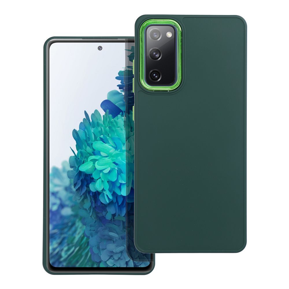 Štýlový kryt FRAME Case pre SAMSUNG S20 FE / S20 FE 5G zelený