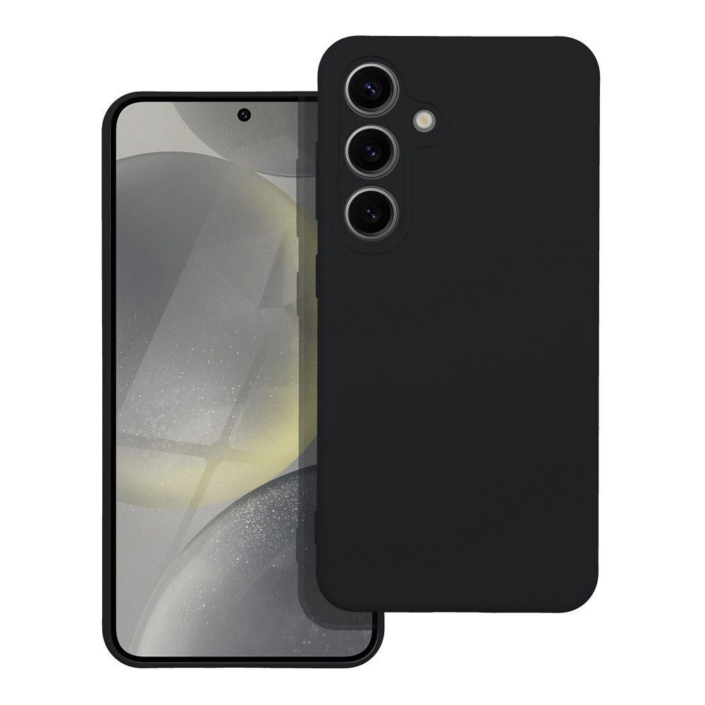 Moderný kryt SILICONE pre SAMSUNG S24 čierny