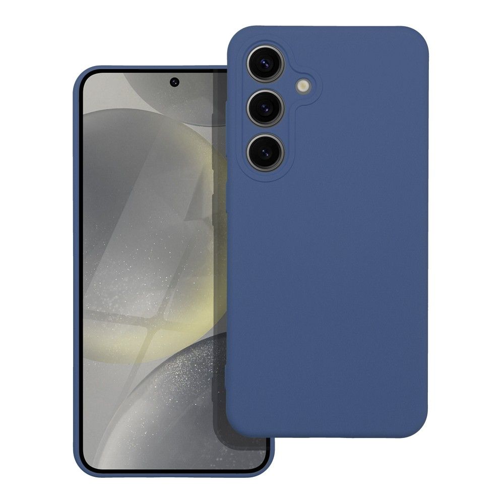 Moderný kryt SILICONE pre SAMSUNG S24 modrý