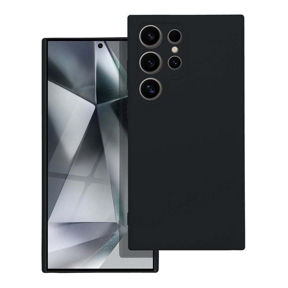 Moderný kryt SILICONE pre SAMSUNG S24 Ultra čierny