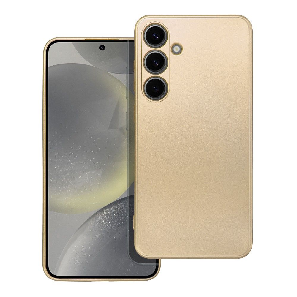 Elegantné puzdro METALLIC Case pre SAMSUNG S24 Plus zlaté