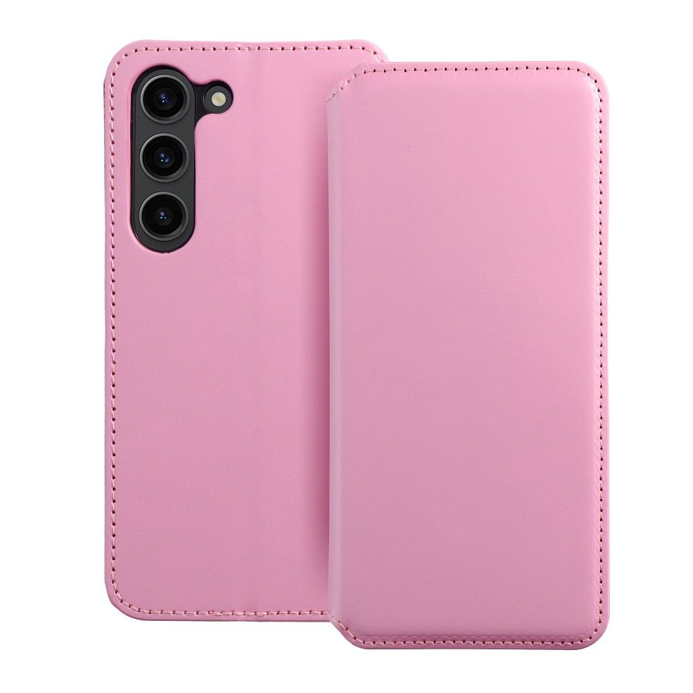 Obal DUAL POCKET Book case pre SAMSUNG S24 Plus ružový