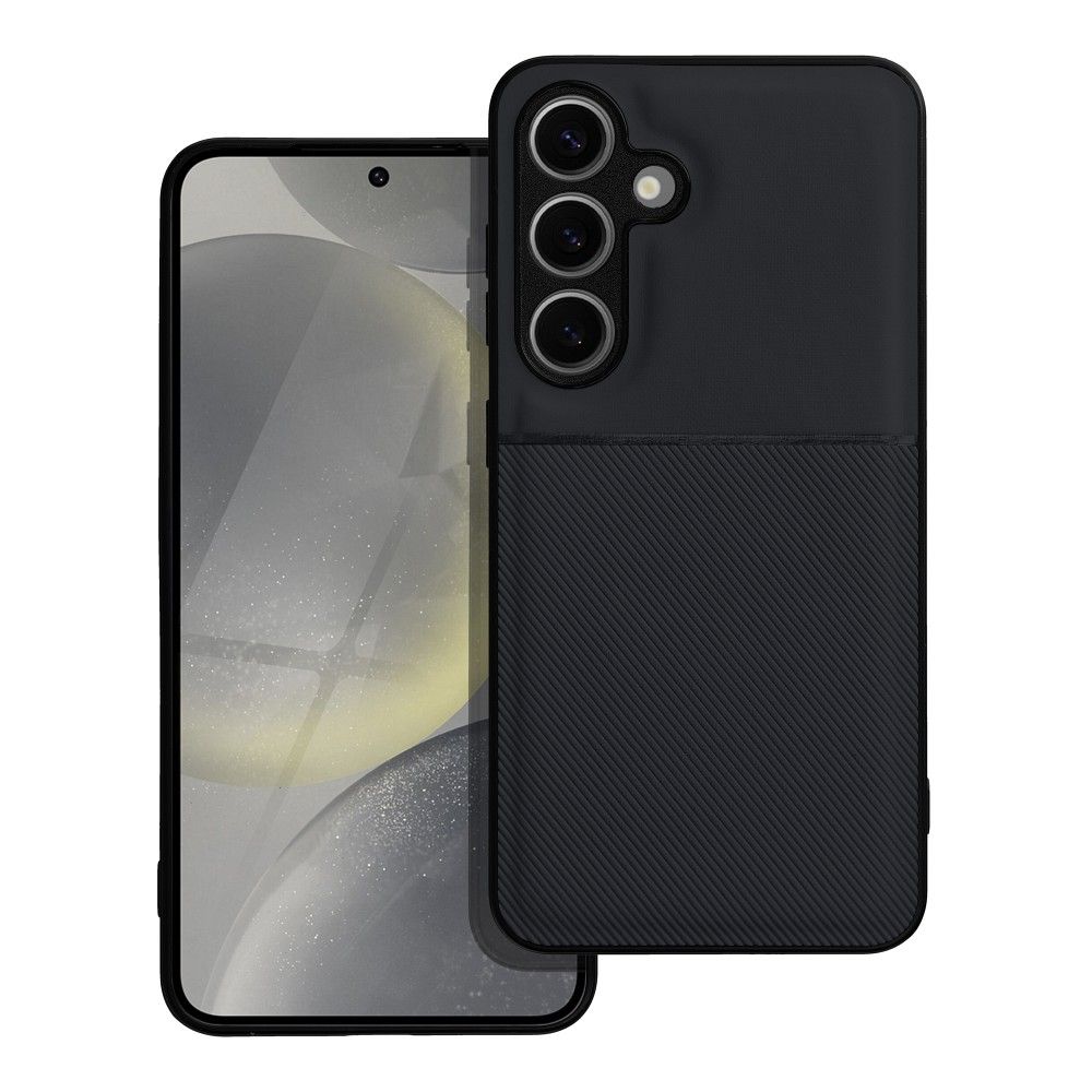 Štýlový kryt Forcell Noble pre SAMSUNG S24 čierny