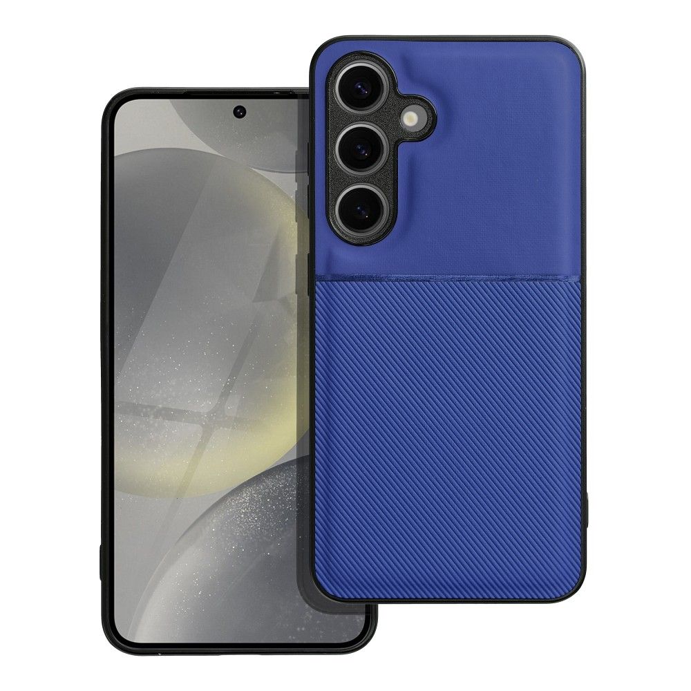 Štýlový kryt Forcell Noble pre SAMSUNG S24 modrý