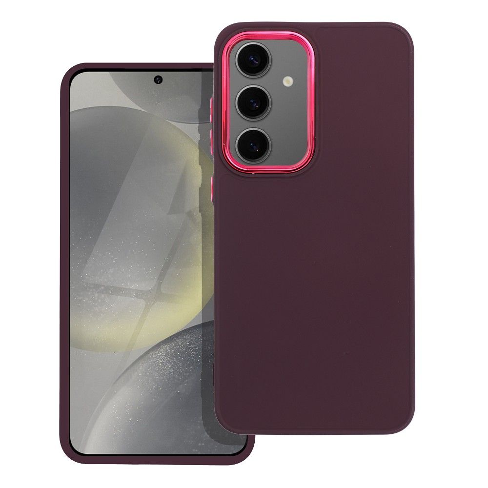 Štýlový kryt FRAME Case pre SAMSUNG S24 Plus fialový