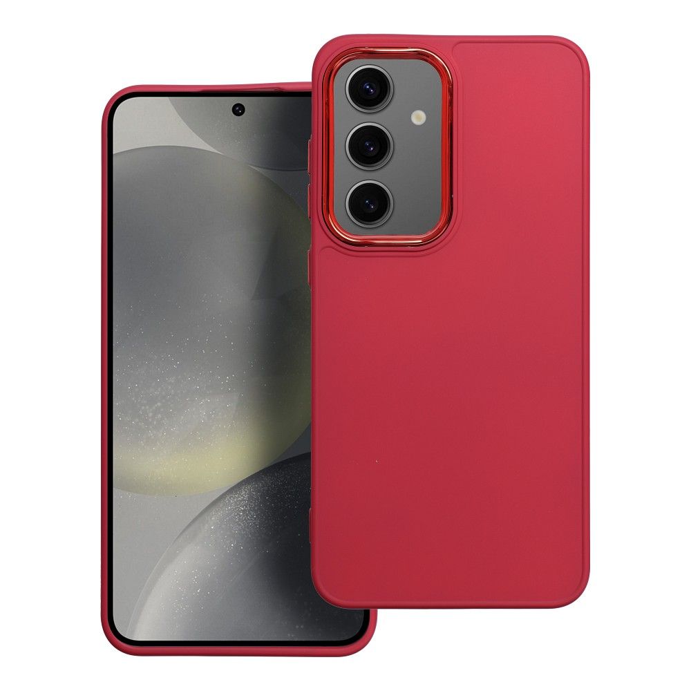Štýlový kryt FRAME Case pre SAMSUNG S24 Plus červený