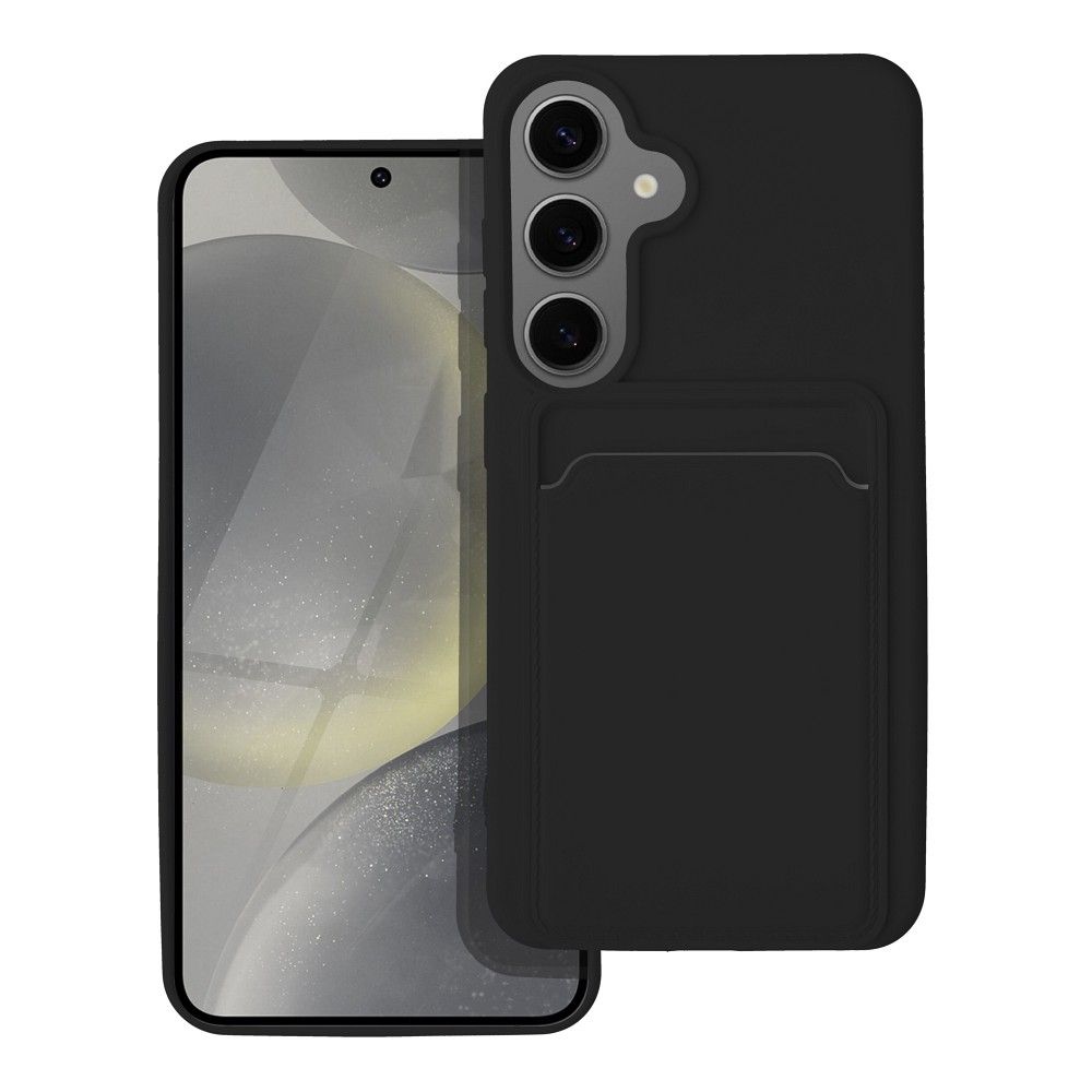 Puzdro CARD case pre SAMSUNG S24 čierne
