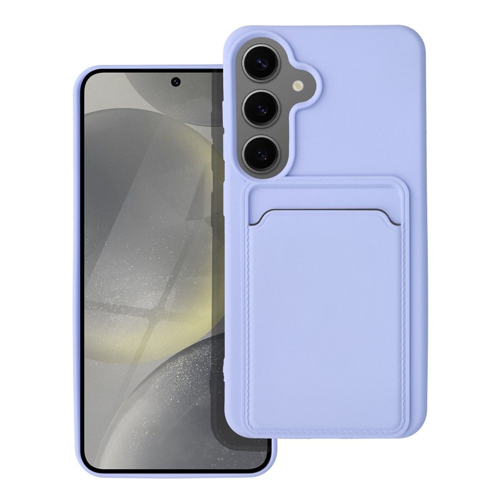 Puzdro CARD case pre SAMSUNG S24 fialové