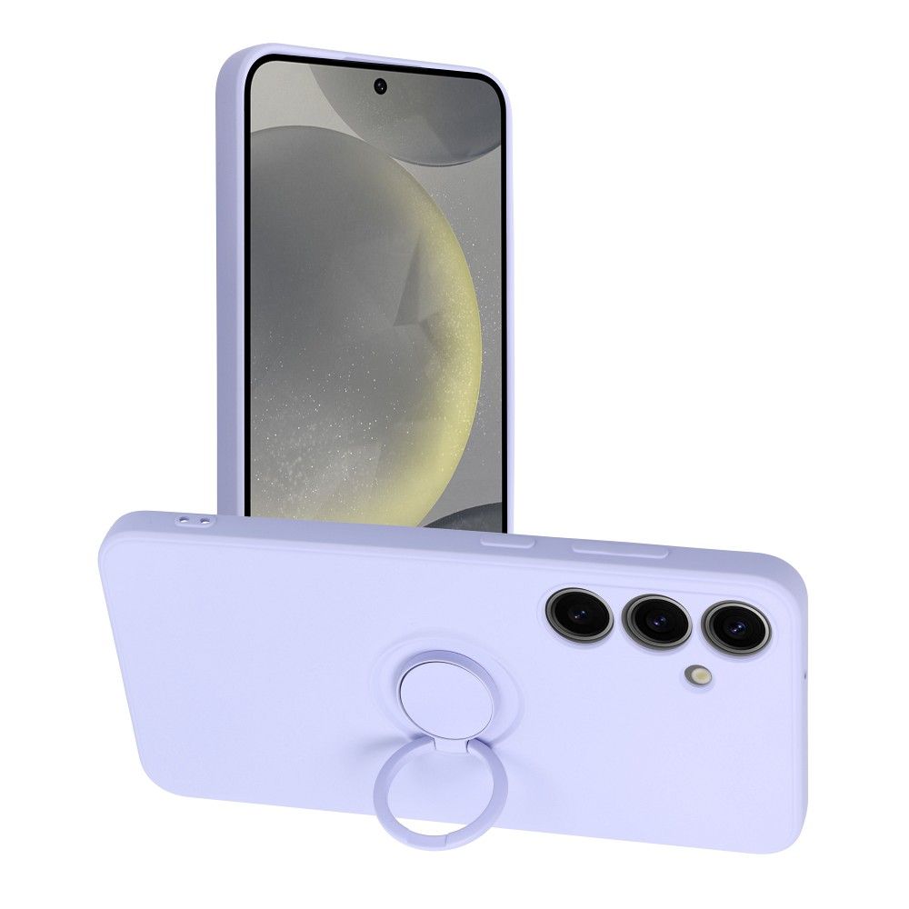 Puzdro SILICONE RING pre SAMSUNG S24 Plus fialové