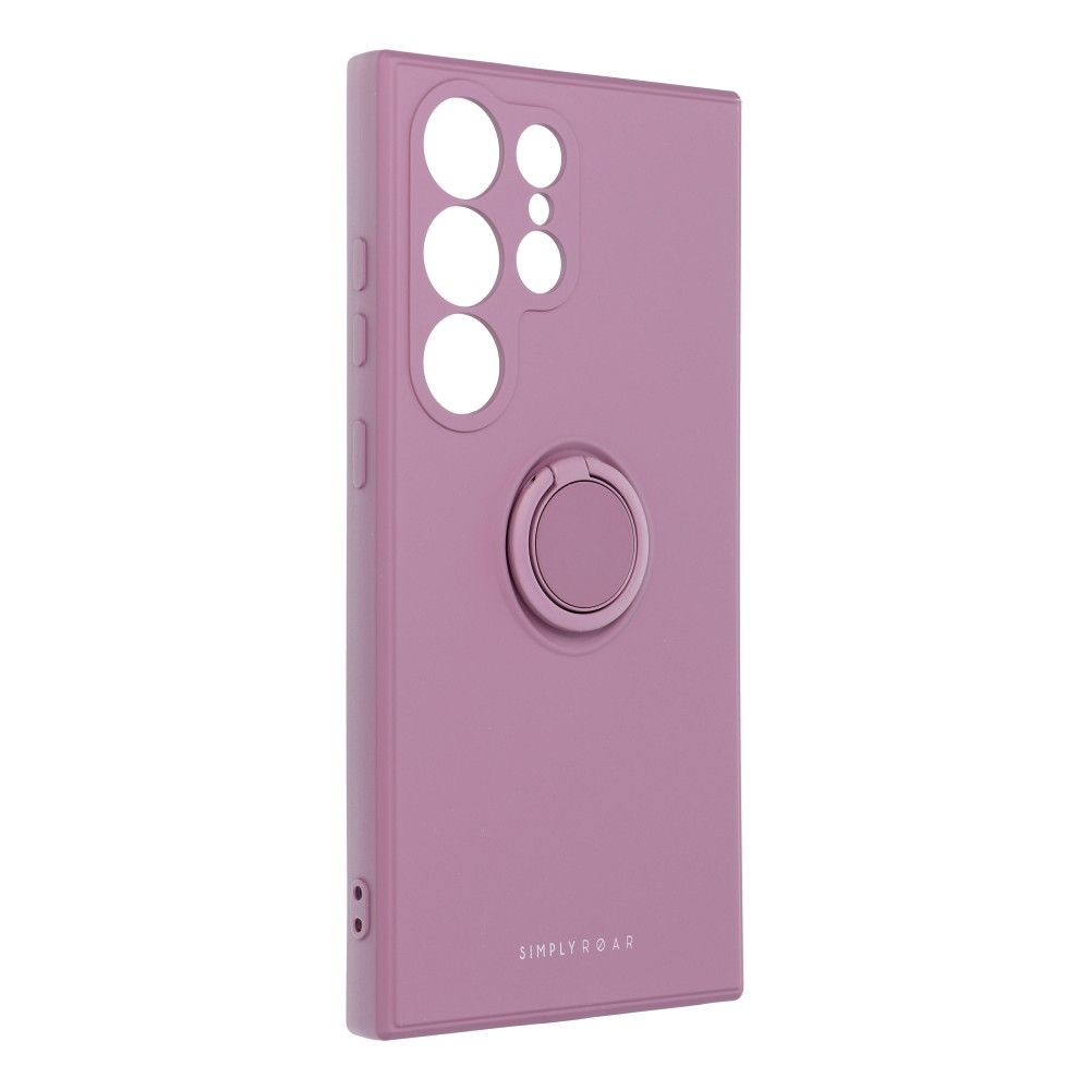 Puzdro ROAR case AMBER for SAMSUNG S24 Ultra fialové