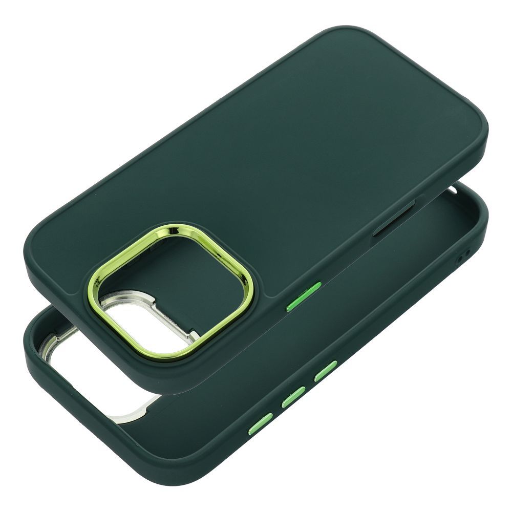 Štýlový kryt FRAME Case pre Xiaomi Redmi 13C / POCO C65 zelený