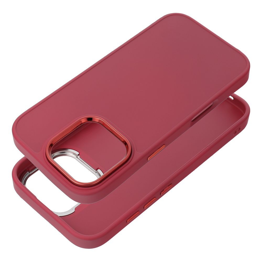 Štýlový kryt FRAME Case pre Xiaomi Redmi 13C / POCO C65 červený