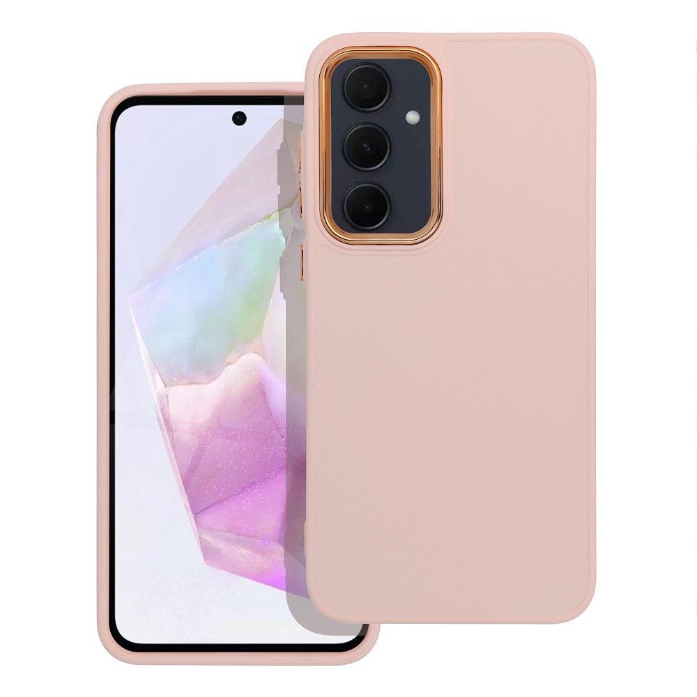 Štýlový kryt FRAME Case pre SAMSUNG A35 5G ružový