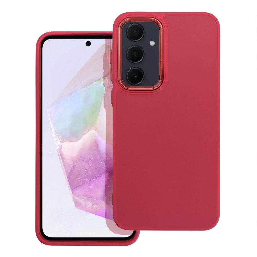 Štýlový kryt FRAME Case pre SAMSUNG A35 5G červený