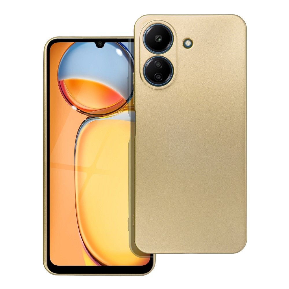 Elegantné puzdro METALLIC Case pre XIAOMI Redmi 13C / POCO C65 zlaté