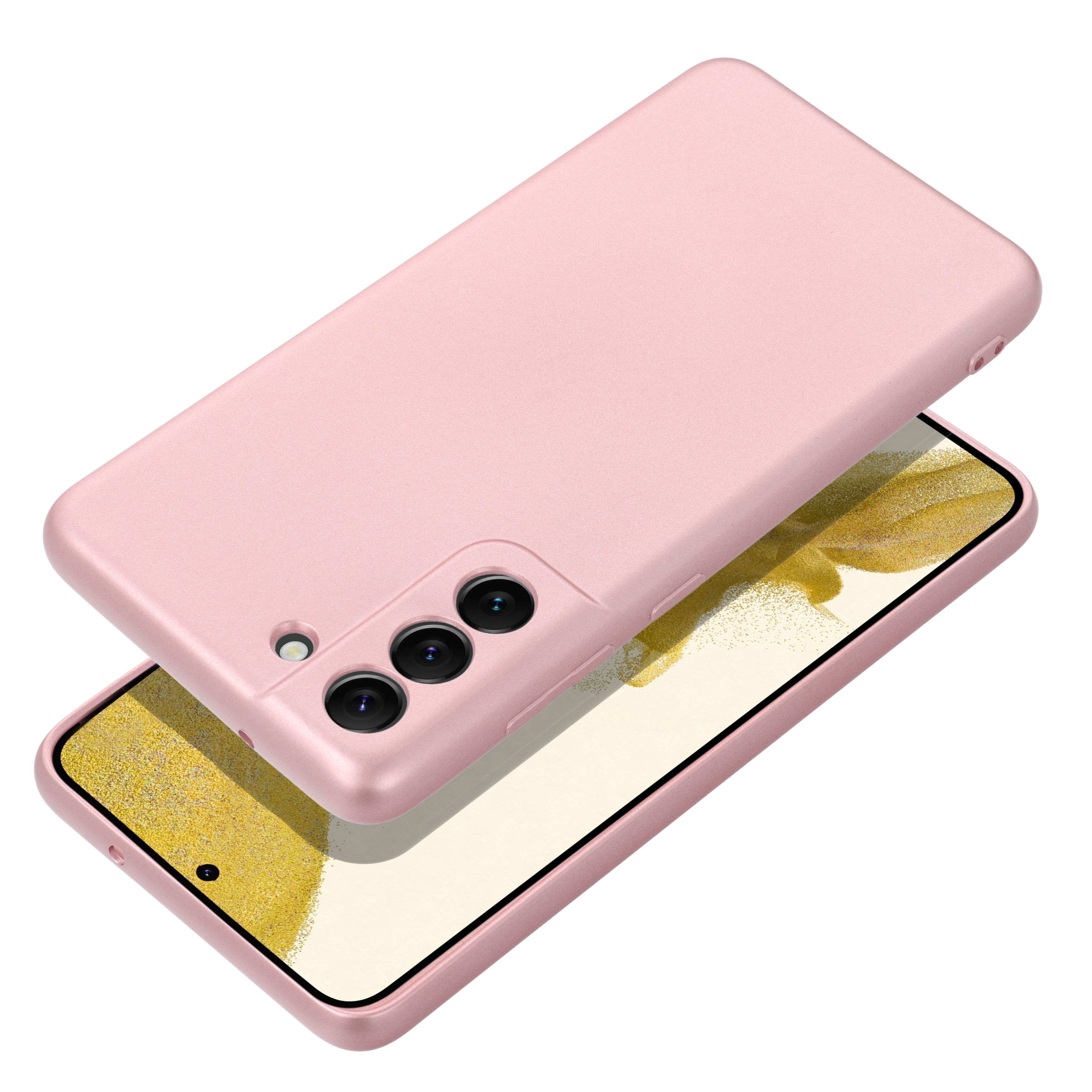 Elegantné puzdro METALLIC Case pre SAMSUNG A55 5G ružové