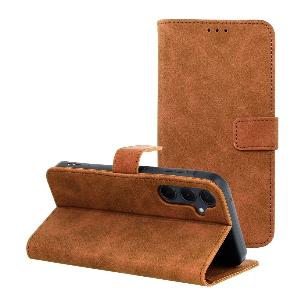 Obal TENDER Book pre SAMSUNG A35 5G hnedý