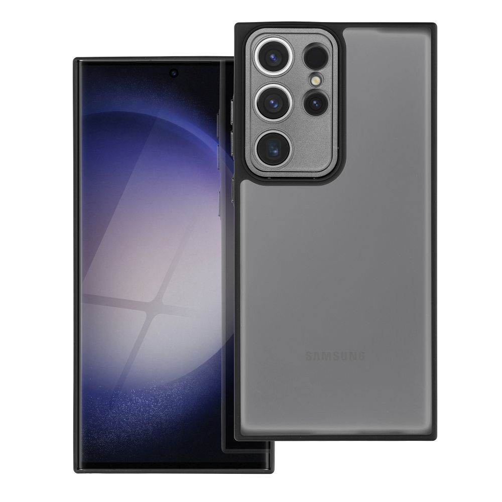 Farebný kryt VARIETE Case pre SAMSUNG S23 Ultra čierny